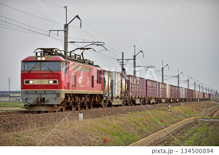 奥羽本線 大久保-羽後飯塚 JR貨物 EF510-10(富山) 奥羽本線 大久保-羽後飯塚 JR貨物 EF510-10(富山) 134500894