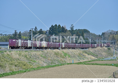 東北本線 新田ー梅ヶ沢 JR貨物 EH500-901(仙台) 東北本線 新田ー梅ヶ沢 JR貨物 EH500-901(仙台) 134501028
