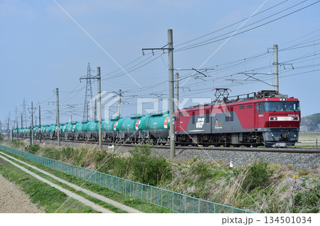 東北本線　田尻－小牛田　JR貨物　EH500-42（仙台） 134501034