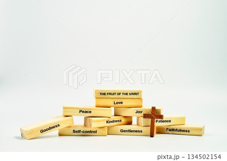 The Fruit of The Spirit Wooden Cross The Fruit of The Spirit Wooden Cross 134502154