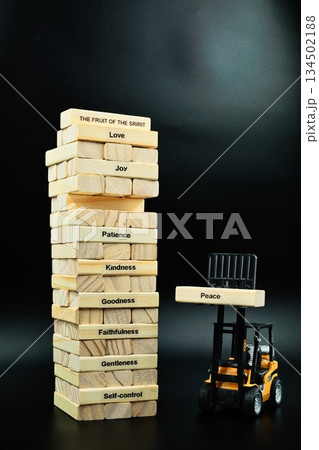 The Fruit of The Spirit Forklift Peace Block on Forklift 134502188