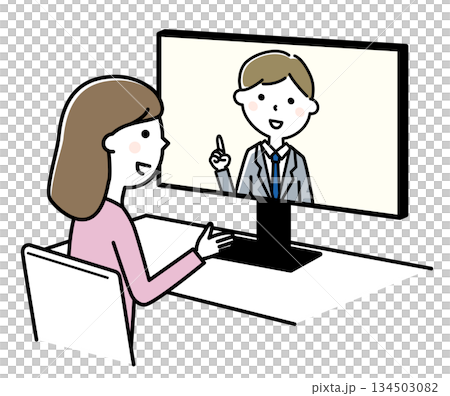 People talking online People talking online 134503082