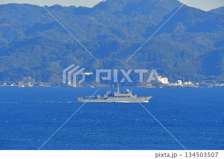 海上自衛隊　浦賀水道　しょうなん　AGS-5106　海洋観測艦 134503507