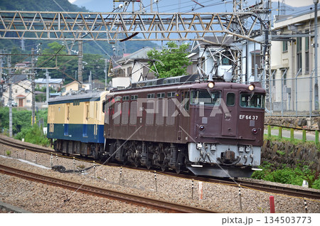 中央本線 上野原 JR東日本 EF64-37(高崎)+クモユニ143-3(大宮) 中央本線 上野原 JR東日本 EF64-37(高崎)+クモユニ143-3(大宮) 134503773