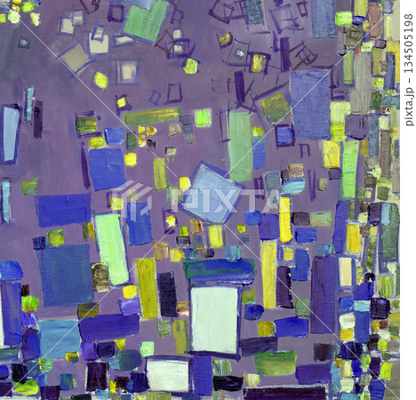 Oil painting, abstract drawing, handmade Oil painting, abstract drawing, handmade 134505198