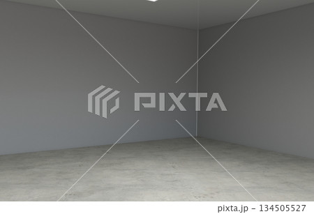 empty pavilion, interior visualization, 3D illustration empty pavilion, interior visualization, 3D illustration 134505527
