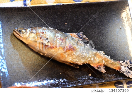 美味しい鮎の塩焼き 美味しい鮎の塩焼き 134507399