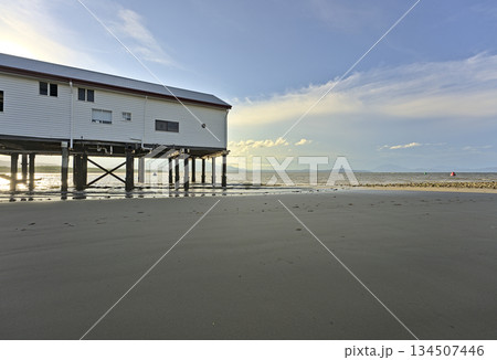 The Sugar Wharf in Port Douglas on the East coast of Australia The Sugar Wharf in Port Douglas on the East coast of Australia 134507446