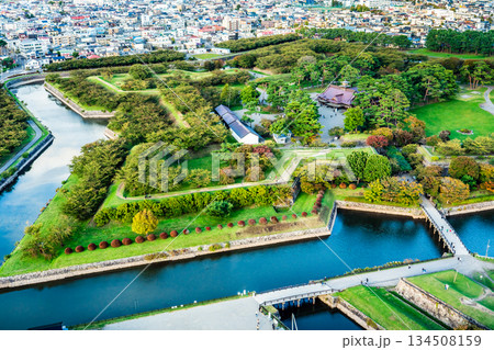 五稜郭タワーからの眺め【北海道函館市】 五稜郭タワーからの眺め【北海道函館市】 134508159