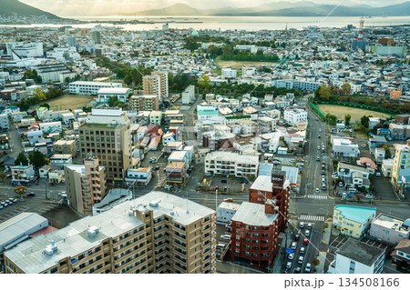 五稜郭タワーからの眺め【北海道函館市】 五稜郭タワーからの眺め【北海道函館市】 134508166