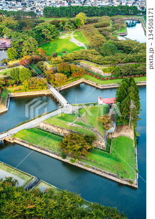 五稜郭タワーからの眺め【北海道函館市】 五稜郭タワーからの眺め【北海道函館市】 134508171