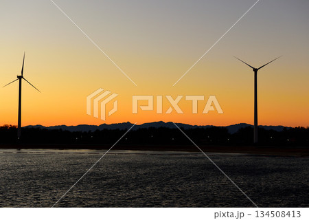 新舞子海岸　マジックアワー 134508413