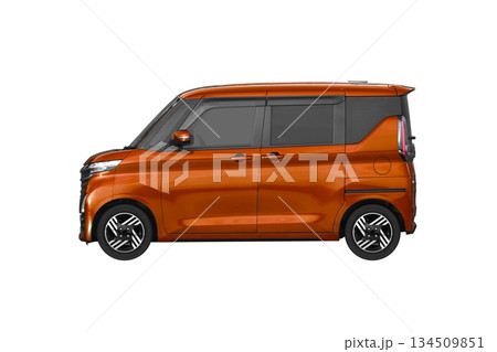 ノーマル車高で14インチ純正ホイールを履いた軽乗用車(縮尺:XLサイズで1px=約1mm) ノーマル車高で14インチ純正ホイールを履いた軽乗用車(縮尺:XLサイズで1px=約1mm) 134509851