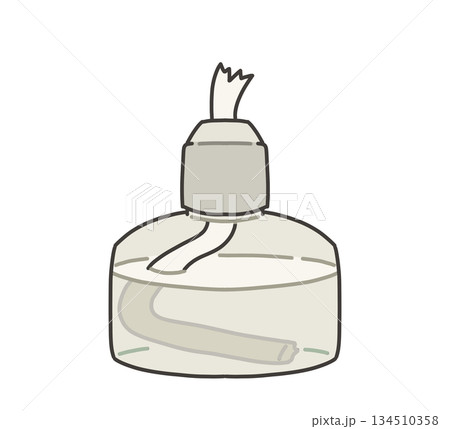 アルコールランプのイラスト 134510358