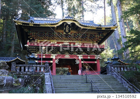 徳川家康を敬愛してやまない家光が建立した大猷院を守護する二天門 134510592