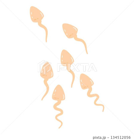 sperm reproduction illustration element sperm reproduction illustration element 134512056