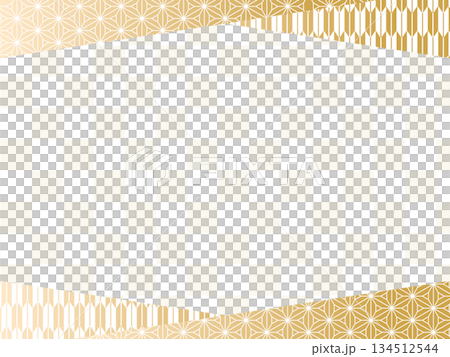 和フレーム背景 134512544