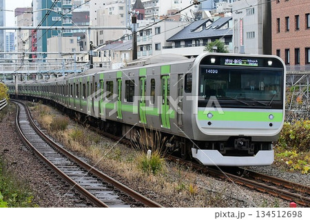 E235系0番台　山手線環状運転100年 トウ44編成　205系風ラッピング 134512698