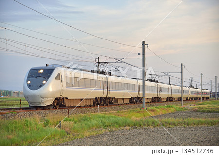 北陸本線　丸岡－芦原温泉　JR西日本　681系　T07編成（金沢）　サンダーバード 134512736