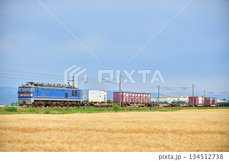 北陸本線　丸岡－芦原温泉　JR貨物　EF510-506（富山） 134512738