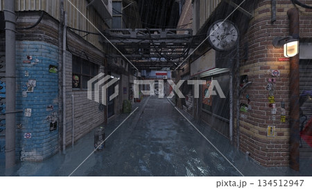 水没した都市 134512947