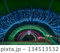 ロマンチックなクリスマスイルミネーション 134513532