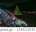 ロマンチックなクリスマスイルミネーション 134513535