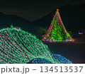 ロマンチックなクリスマスイルミネーション 134513537