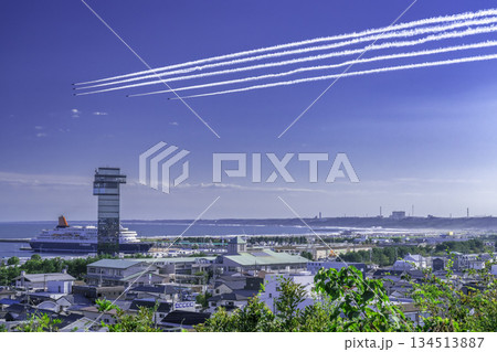 大洗の空に描く、蒼の軌跡 134513887