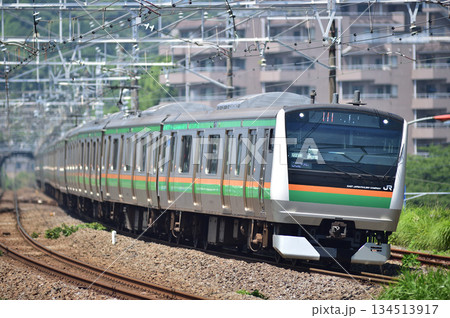 東海道本線　真鶴　JR東日本　E233系3000番台　U234編成（小山） 134513917