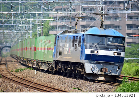 東海道本線 真鶴 JR貨物 EF210-147(岡山) 東海道本線 真鶴 JR貨物 EF210-147(岡山) 134513921