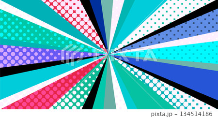 スクリーントーン　網点　コミック　幾何学　背景 134514186