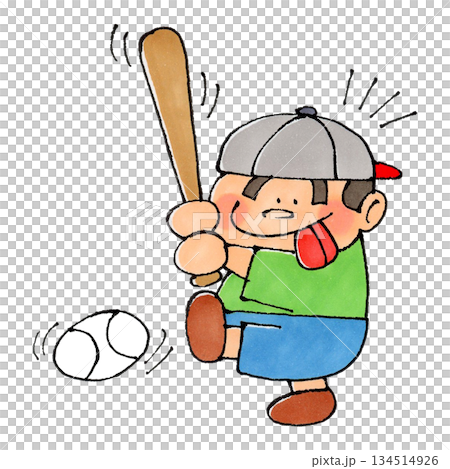 棒球男孩（擊球手） 134514926