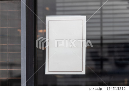 Shop Boutique Store Front with Big Window and Place for Name 134515212