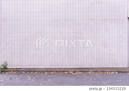 street wall background ,Industrial background, empty grunge urban street with warehouse brick wall 134515220