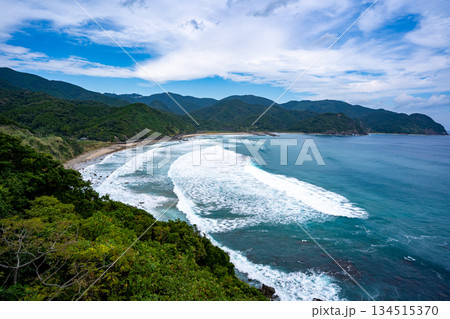 恋ヶ浦の海岸風景(串間市) 恋ヶ浦の海岸風景(串間市) 134515370