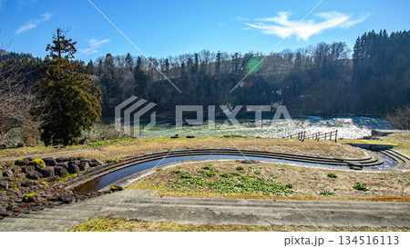 最上川三難所 隼の瀬眺望公園 山形県 最上川三難所 隼の瀬眺望公園 山形県 134516113