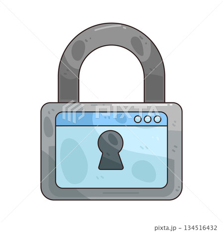 illustration of Lock  134516432