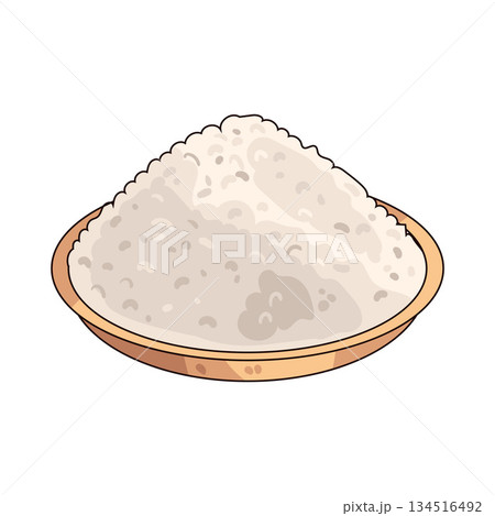 illustration of rice illustration of rice 134516492