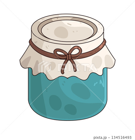 illustration of jar illustration of jar 134516493