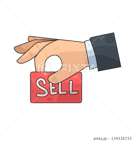 illustration of Sell  134516733