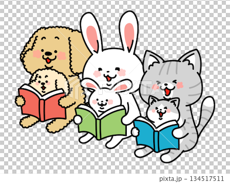 教育、朗讀、智力發展、動物親子關係 教育、朗讀、智力發展、動物親子關係 134517511