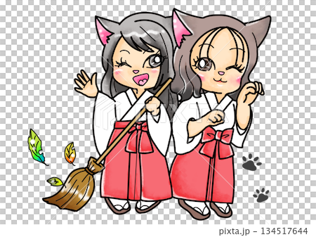 貓耳巫女在神社迎接你 貓耳巫女在神社迎接你 134517644