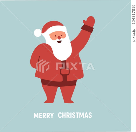 flat icon with xmas man wearing flat icon with xmas man wearing 134517819