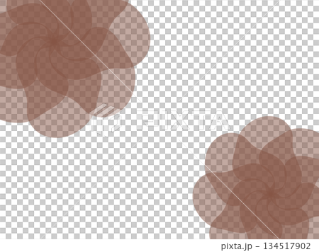 優雅的棕色花卉背景插圖 優雅的棕色花卉背景插圖 134517902