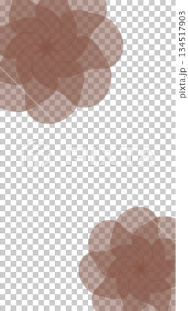 優雅的棕色花卉背景插圖 優雅的棕色花卉背景插圖 134517903