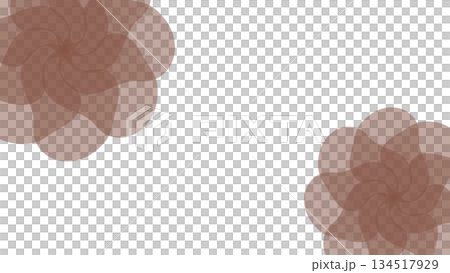 優雅的棕色花卉背景插圖 134517929