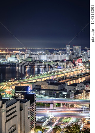 《兵庫》 神戸夜景 神戸市役所 《兵庫》 神戸夜景 神戸市役所 134518095