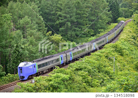 室蘭本線　洞爺－有珠　JR北海道　キハ281系900番台　スーパー北斗 134518098