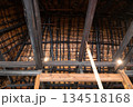 藁葺き屋根の内部構造 134518168